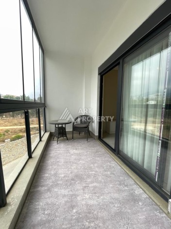 Меблированная студия 35 м² с панорамным видом на горы в современном комплексе Махмутлара - Ракурс 18