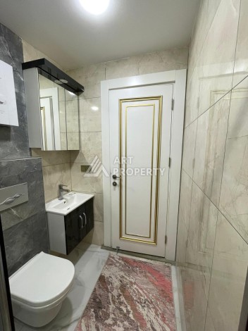 Меблированная студия 35 м² с панорамным видом на горы в современном комплексе Махмутлара - Ракурс 19