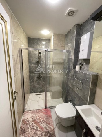 Меблированная студия 35 м² с панорамным видом на горы в современном комплексе Махмутлара - Ракурс 20