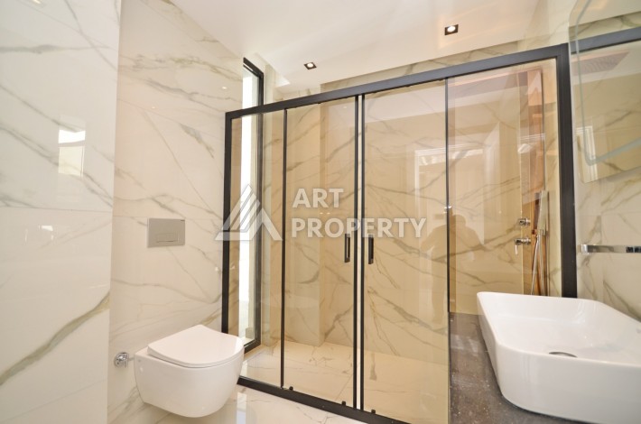 Современная вилла 3+1 с личным бассейном и панорамным видом на море в Каргыджаке - Ракурс 7