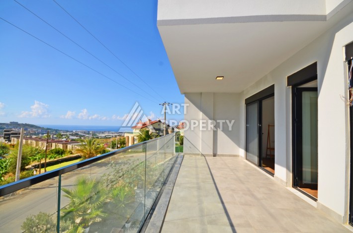 Современная вилла 3+1 с личным бассейном и панорамным видом на море в Каргыджаке - Ракурс 15