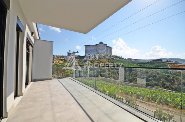 Современная вилла 3+1 с личным бассейном и панорамным видом на море в Каргыджаке - Ракурс 16