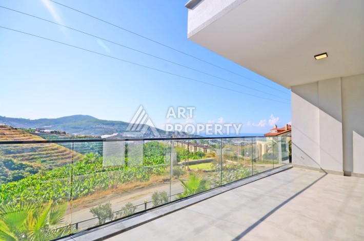 Современная вилла 3+1 с личным бассейном и панорамным видом на море в Каргыджаке - Ракурс 17