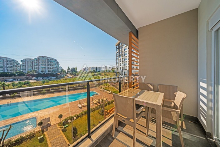 Квартира 1+1 в резиденции класса премиум, 50 кв.м. Авсаллар, Алания - Ракурс 17