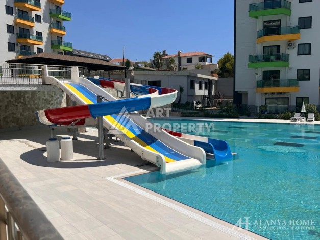 Квартира 1+1 в резиденции люкс класса, 50 кв.м. Авсаллар, Алания - Ракурс 5