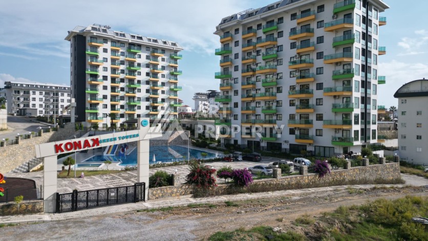 Квартира 1+1 в резиденции люкс класса, 50 кв.м. Авсаллар, Алания - Ракурс 8