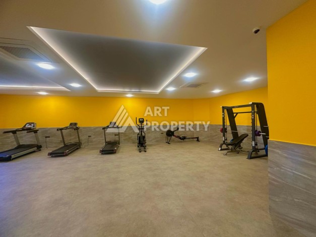 Квартира 1+1 в резиденции люкс класса, 50 кв.м. Авсаллар, Алания - Ракурс 12