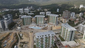 Квартира 1+1 в резиденции люкс класса, 50 кв.м. Авсаллар, Алания - Ракурс 30