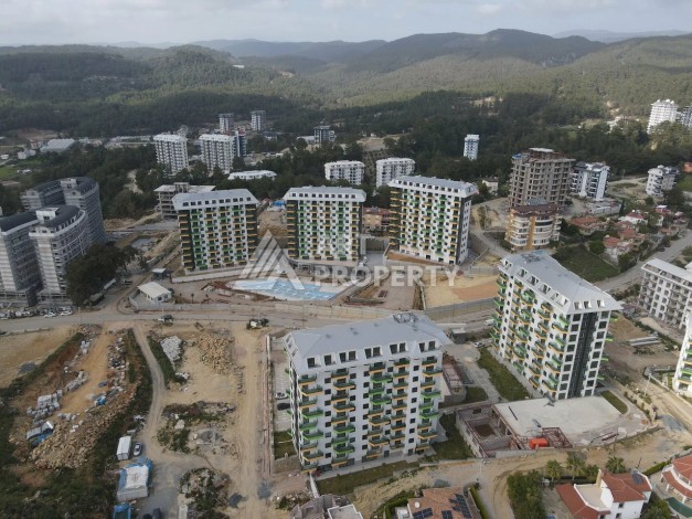 Квартира 1+1 в резиденции люкс класса, 50 кв.м. Авсаллар, Алания - Ракурс 29