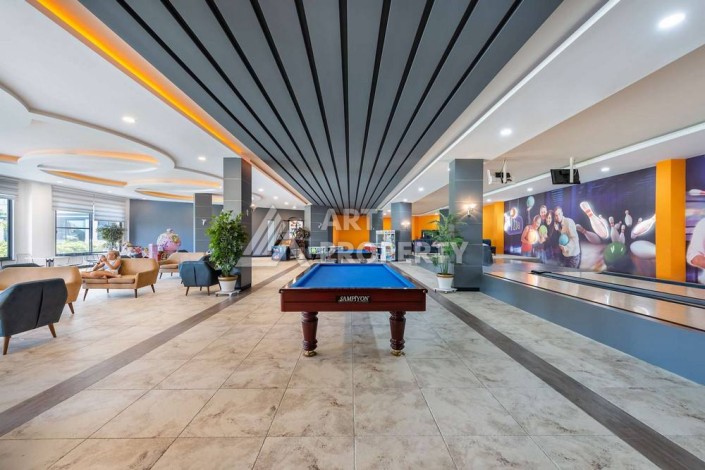 Квартира 1+1 с мебелью в Авсалларе, 60 кв.м. Элитная недвижимость в Алании - Ракурс 11