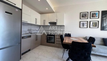 Квартира 1+1 с видом на море в элитной резиденции, 46 кв.м. Авсаллар, Алания - Ракурс 2