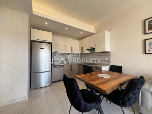 Квартира 1+1 с видом на море в элитной резиденции, 46 кв.м. Авсаллар, Алания - Ракурс 2