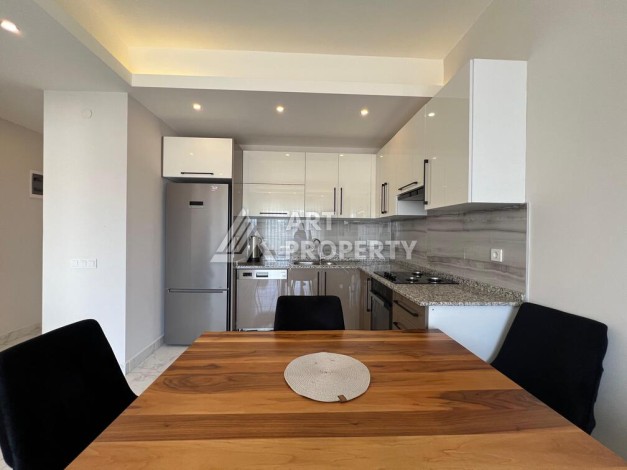 Квартира 1+1 с видом на море в элитной резиденции, 46 кв.м. Авсаллар, Алания - Ракурс 4