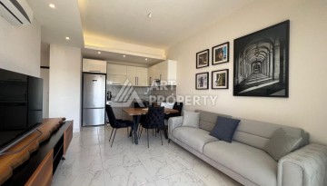 Квартира 1+1 с видом на море в элитной резиденции, 46 кв.м. Авсаллар, Алания - Ракурс 6