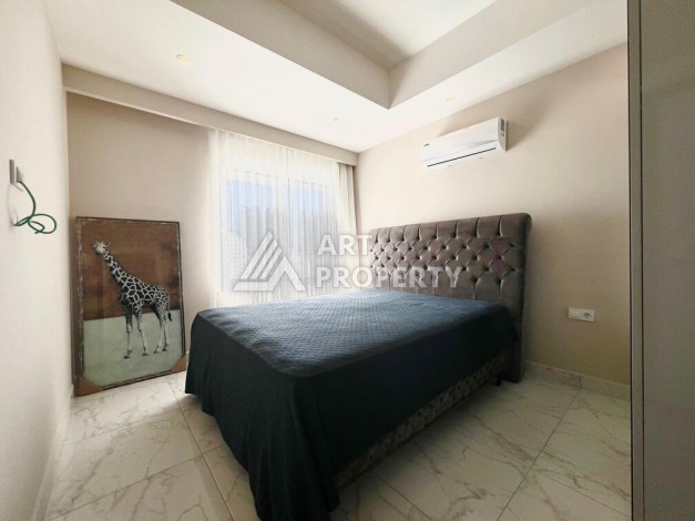 Квартира 1+1 с видом на море в элитной резиденции, 46 кв.м. Авсаллар, Алания - Ракурс 7