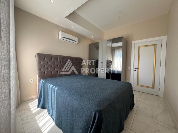 Квартира 1+1 с видом на море в элитной резиденции, 46 кв.м. Авсаллар, Алания - Ракурс 8