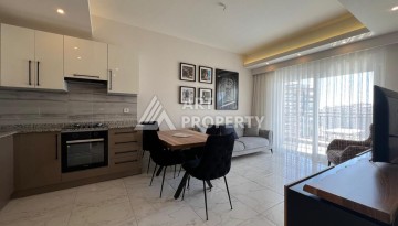 Квартира 1+1 с видом на море в элитной резиденции, 46 кв.м. Авсаллар, Алания - Ракурс 11