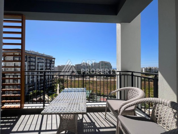 Квартира 1+1 с видом на море в элитной резиденции, 46 кв.м. Авсаллар, Алания - Ракурс 11