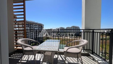 Квартира 1+1 с видом на море в элитной резиденции, 46 кв.м. Авсаллар, Алания - Ракурс 13