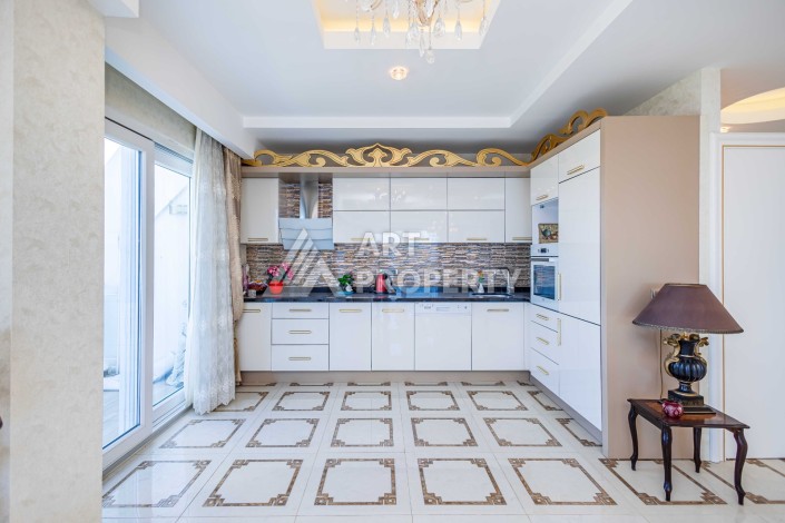 Роскошный пентхаус 3+1 в Махмутларе с панорамным видом на море, 220 кв.м. - Ракурс 37