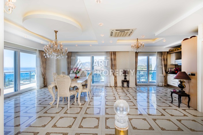 Роскошный пентхаус 3+1 в Махмутларе с панорамным видом на море, 220 кв.м. - Ракурс 43