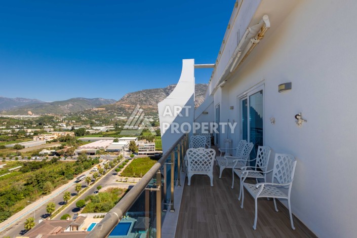 Роскошный пентхаус 3+1 в Махмутларе с панорамным видом на море, 220 кв.м. - Ракурс 51