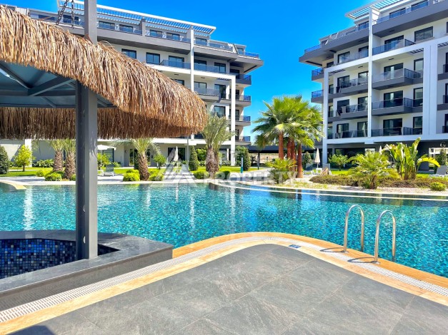 Дизайнерская квартира 1+1 в элитной резиденции, 55 кв.м. Оба, Алания - Ракурс 0