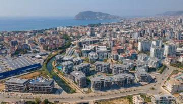 Дизайнерская квартира 1+1 в элитной резиденции, 55 кв.м. Оба, Алания - Ракурс 3