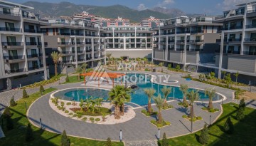 Дизайнерская квартира 1+1 в элитной резиденции, 55 кв.м. Оба, Алания - Ракурс 4