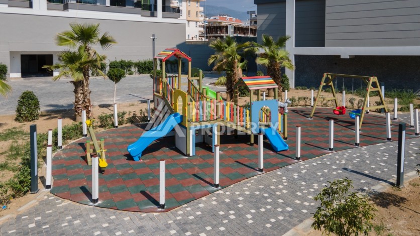 Дизайнерская квартира 1+1 в элитной резиденции, 55 кв.м. Оба, Алания - Ракурс 5