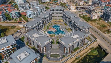 Дизайнерская квартира 1+1 в элитной резиденции, 55 кв.м. Оба, Алания - Ракурс 8