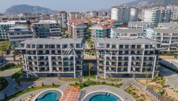 Дизайнерская квартира 1+1 в элитной резиденции, 55 кв.м. Оба, Алания - Ракурс 12