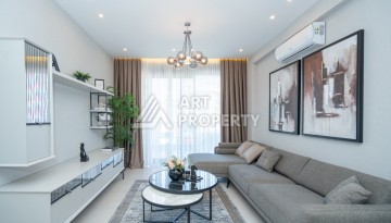 Дизайнерская квартира 1+1 в элитной резиденции, 55 кв.м. Оба, Алания - Ракурс 14