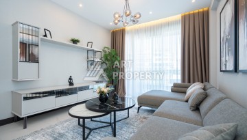 Дизайнерская квартира 1+1 в элитной резиденции, 55 кв.м. Оба, Алания - Ракурс 15