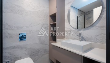 Дизайнерская квартира 1+1 в элитной резиденции, 55 кв.м. Оба, Алания - Ракурс 19
