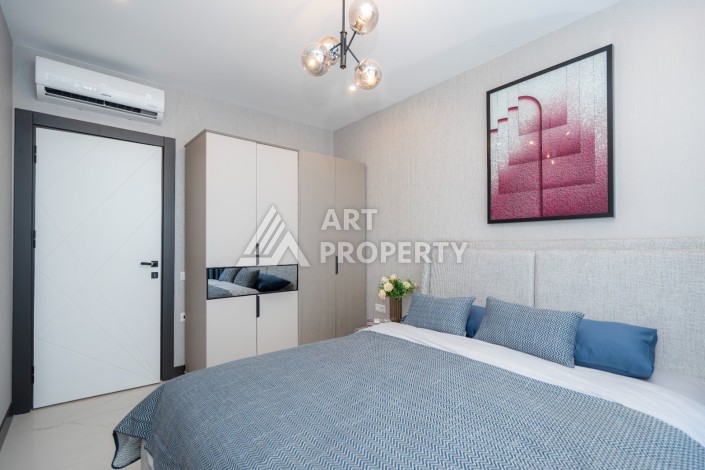 Дизайнерская квартира 1+1 в элитной резиденции, 55 кв.м. Оба, Алания - Ракурс 20