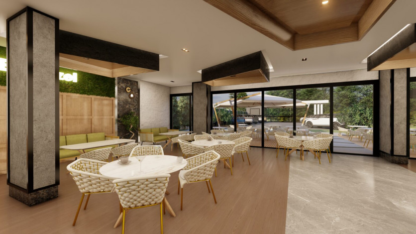 Новый инвестиционный проект премиум-класса на стадии котлована в районе Махмутлар, 56-106 м2 - Ракурс 26