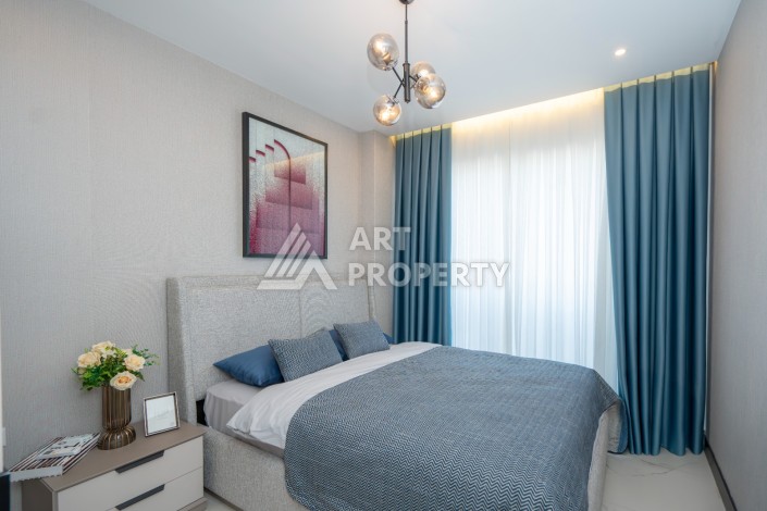 Дизайнерская квартира 1+1 в элитной резиденции, 55 кв.м. Оба, Алания - Ракурс 21