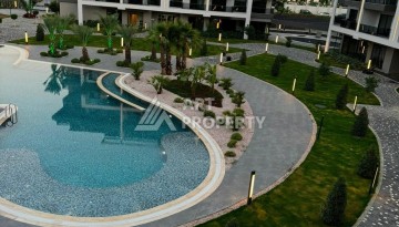 Дизайнерская квартира 1+1 в элитной резиденции, 55 кв.м. Оба, Алания - Ракурс 24