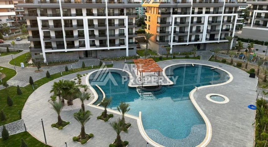 Дизайнерская квартира 1+1 в элитной резиденции, 55 кв.м. Оба, Алания - Ракурс 30