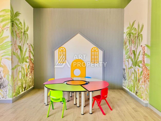 Дизайнерская квартира 1+1 в элитной резиденции, 55 кв.м. Оба, Алания - Ракурс 39