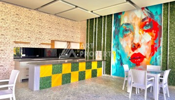 Дизайнерская квартира 1+1 в элитной резиденции, 55 кв.м. Оба, Алания - Ракурс 41