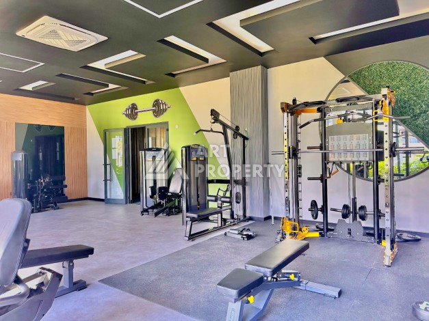 Дизайнерская квартира 1+1 в элитной резиденции, 55 кв.м. Оба, Алания - Ракурс 41