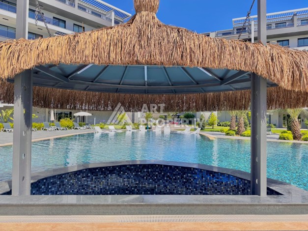 Дизайнерская квартира 1+1 в элитной резиденции, 55 кв.м. Оба, Алания - Ракурс 43