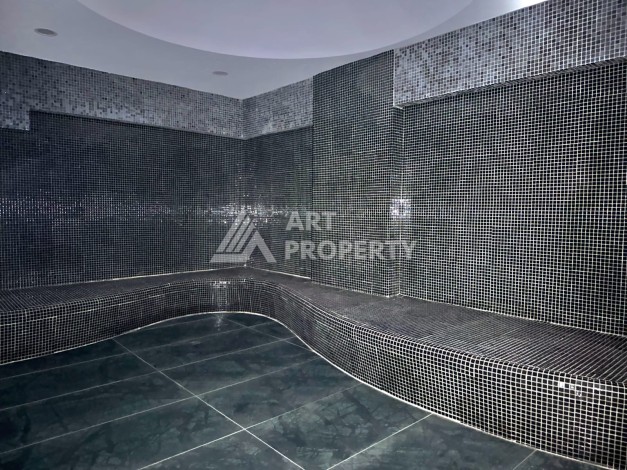 Дизайнерская квартира 1+1 в элитной резиденции, 55 кв.м. Оба, Алания - Ракурс 45