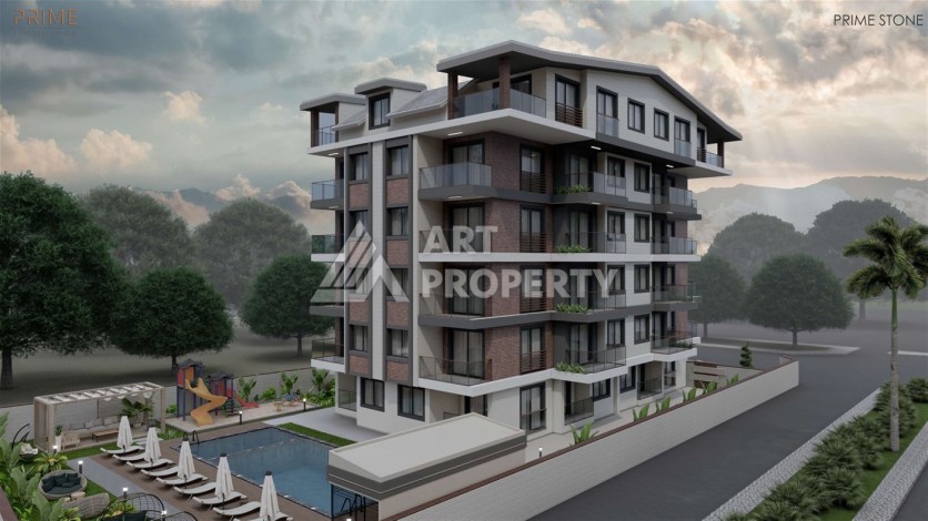 Квартиры в Газипаше в готовом бутик-комплексе. Квартиры 1+1 с бес% рассрочкой - Ракурс 0