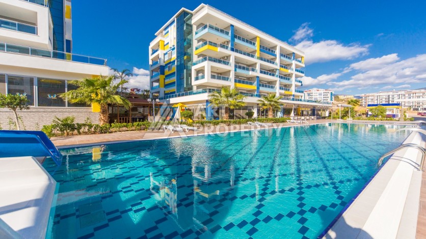 Меблированный дуплекс 2+1 в престижной резиденции района Кестель, 110 кв.м. - Ракурс 7