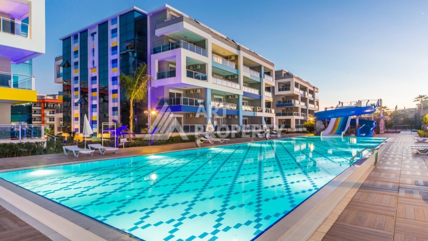 Меблированный дуплекс 2+1 в престижной резиденции района Кестель, 110 кв.м. - Ракурс 10