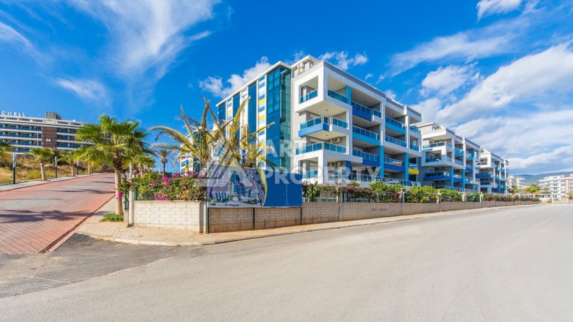 Меблированный дуплекс 2+1 в престижной резиденции района Кестель, 110 кв.м. - Ракурс 17