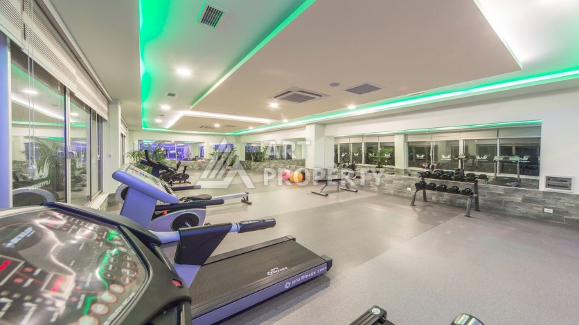 Меблированный дуплекс 2+1 в престижной резиденции района Кестель, 110 кв.м. - Ракурс 36